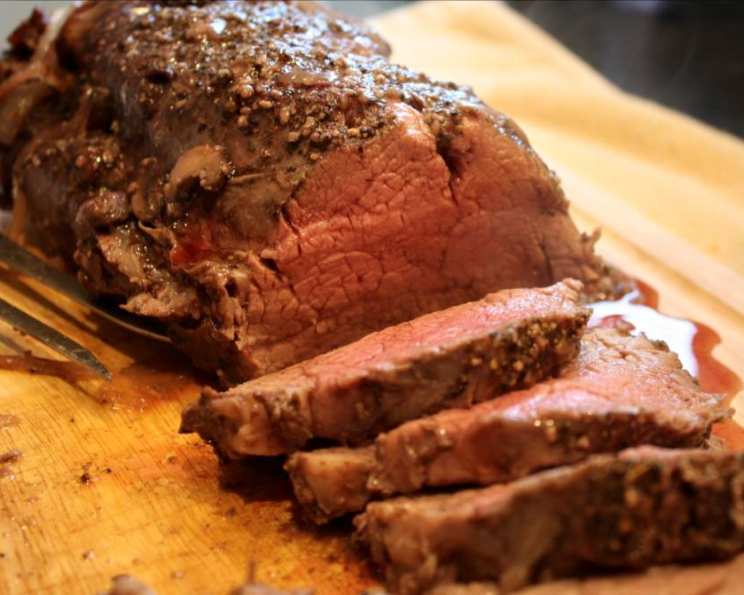 Smoked beef round roast on sale